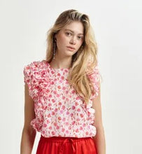 Cargar imagen en el visor de la galería, Top volantes flores ESSENTIEL