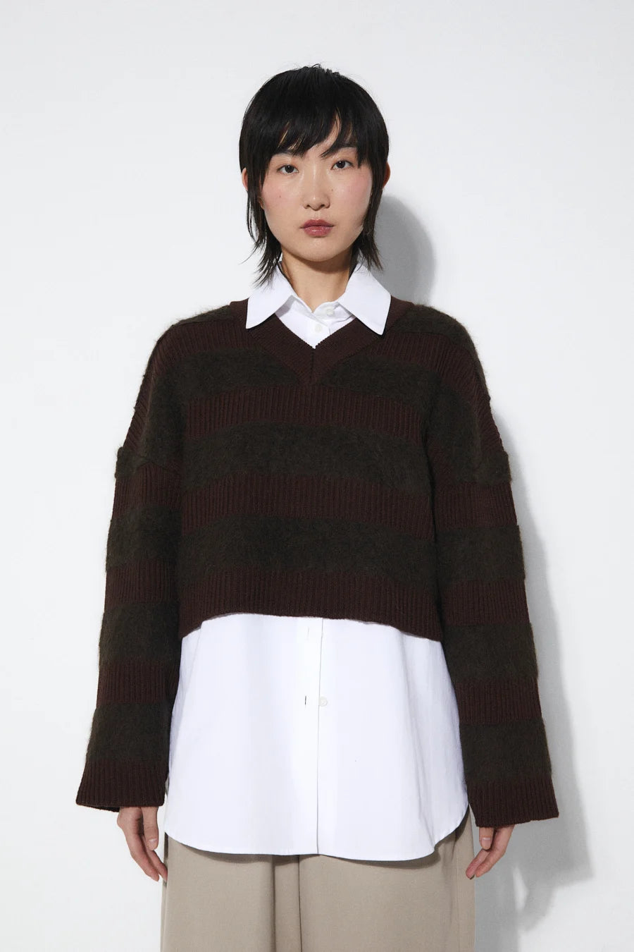 🆕Jersey pico cropped  RITA ROW