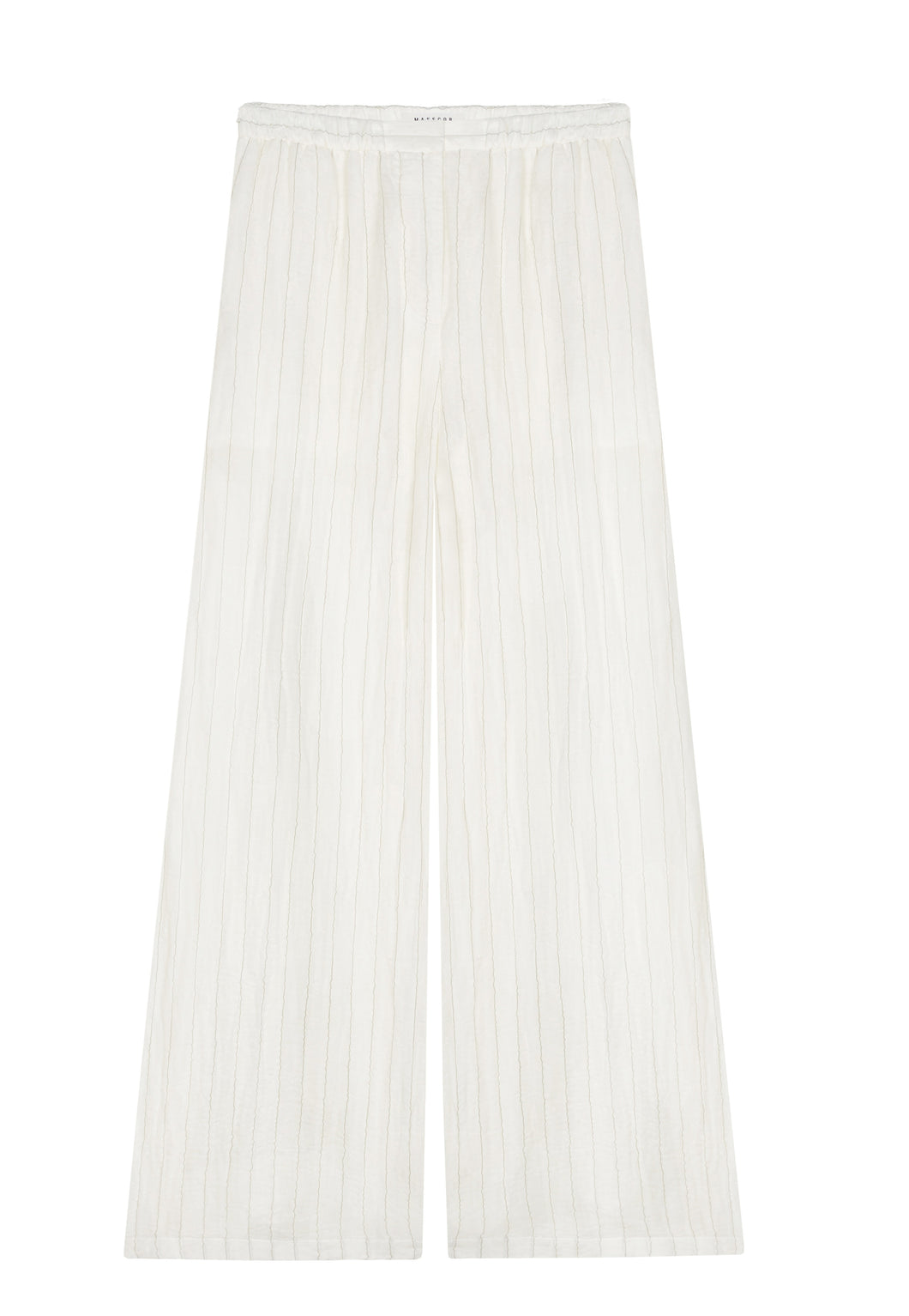 Pantalón lino rayas MASSCOB