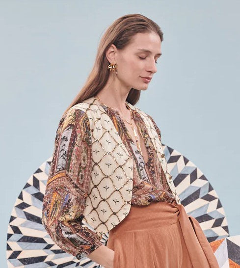 Blusa estampada AILANTO