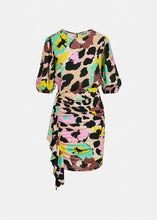 Cargar imagen en el visor de la galería, Vestido drapeado estampado ESSENTIEL
