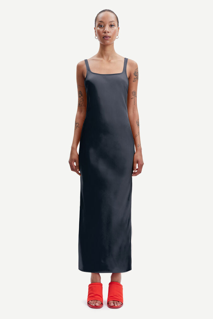 Vestido tirantes raso SAMSOE