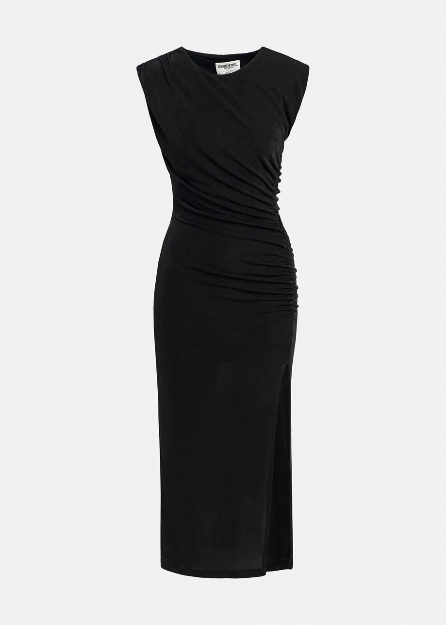 Vestido drapeado ESSENTIEL