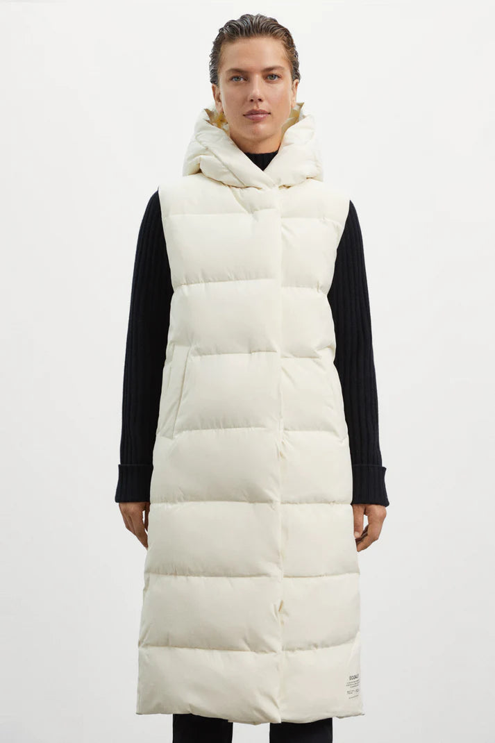 Chaleco largo capucha ECOALF