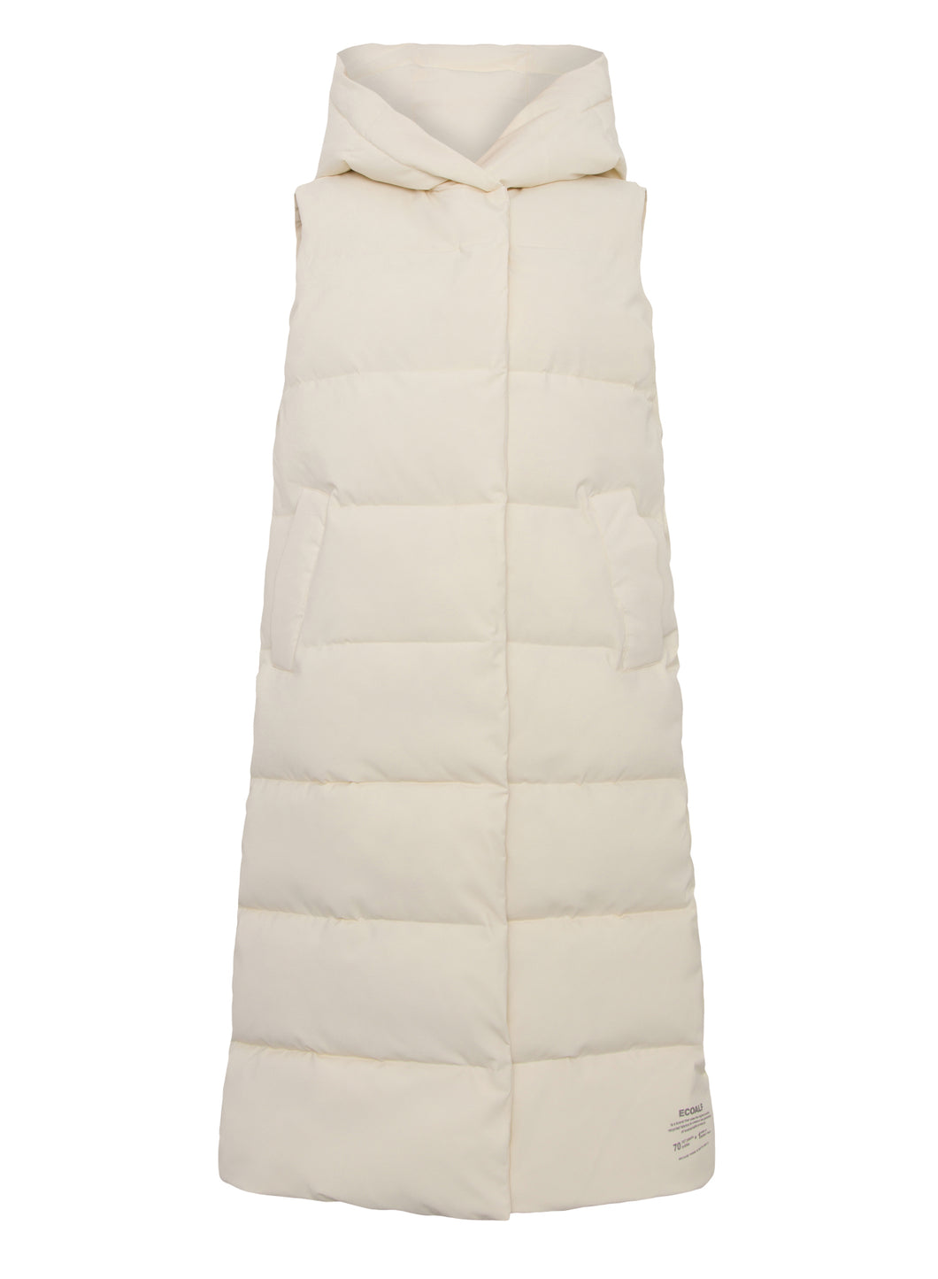 Chaleco largo capucha ECOALF