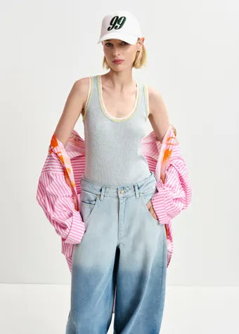 Camiseta canalé ESSENTIEL