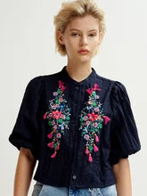 Cargar imagen en el visor de la galería, Blusa bordada ESSENTIEL
