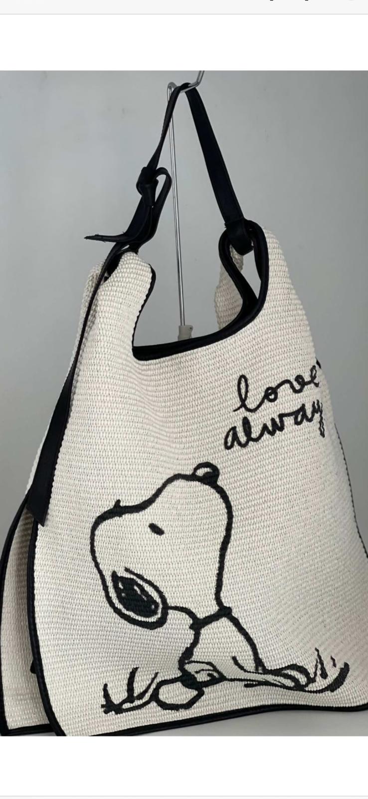 🆕Bolso SNOPPY rafia ANITA BILARDI