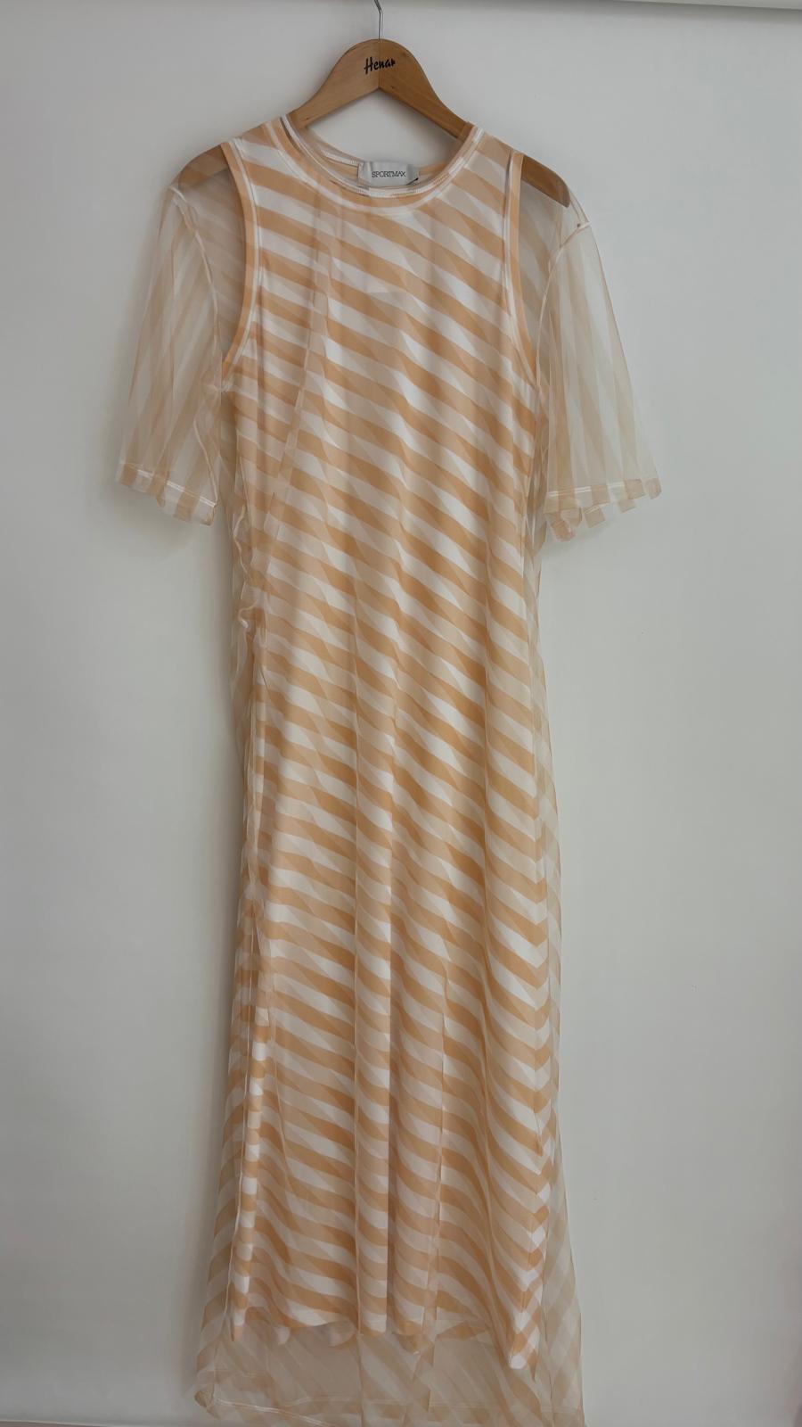 Vestido tul manga corta SPORTMAX