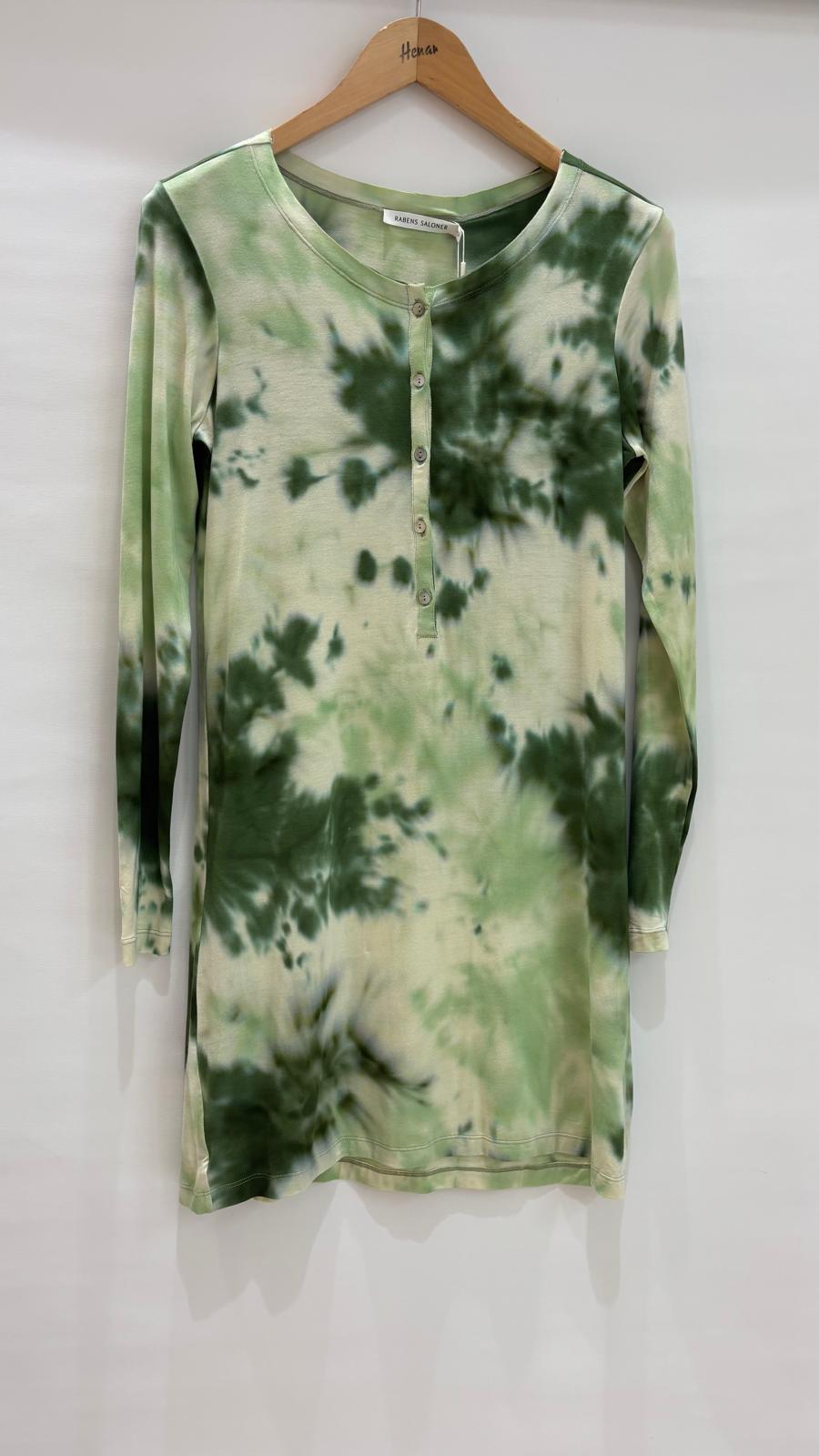 Vestido elástico tie-dye RABENS SALONER
