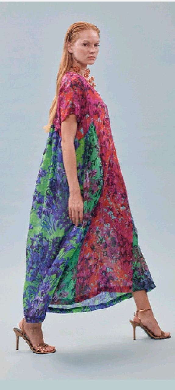 Vestido oversize estampado AILANTO
