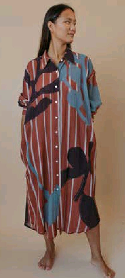 Vestido camisero largo MAITANE BILBAO