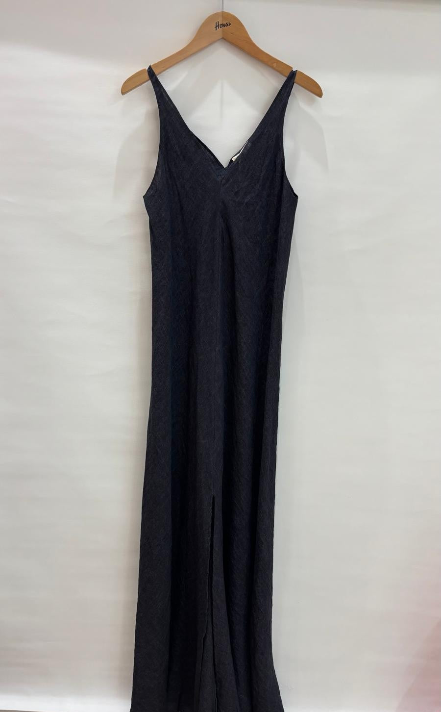 Vestido largo lino MASSCOB