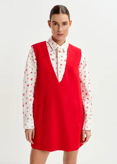 🆕Vestido mini pico ESSENTIEL