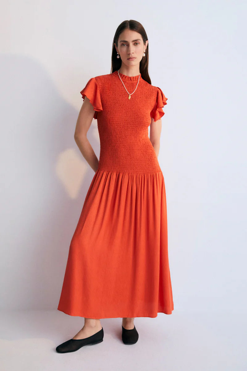 🆕 Vestido gomas largo THE NEW SOCIETY