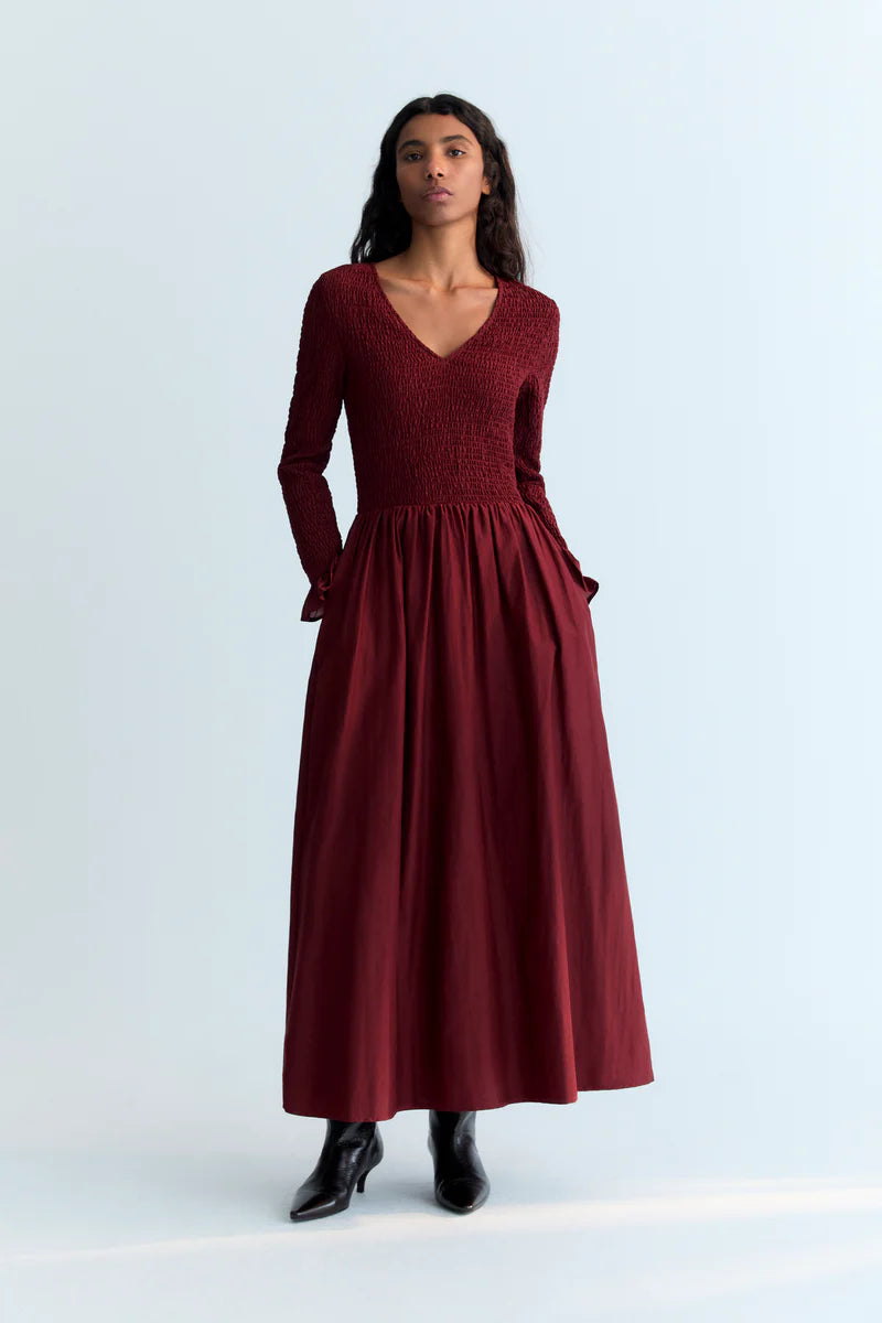 🆕Vestido largo gomas THE NEW SOCIETY