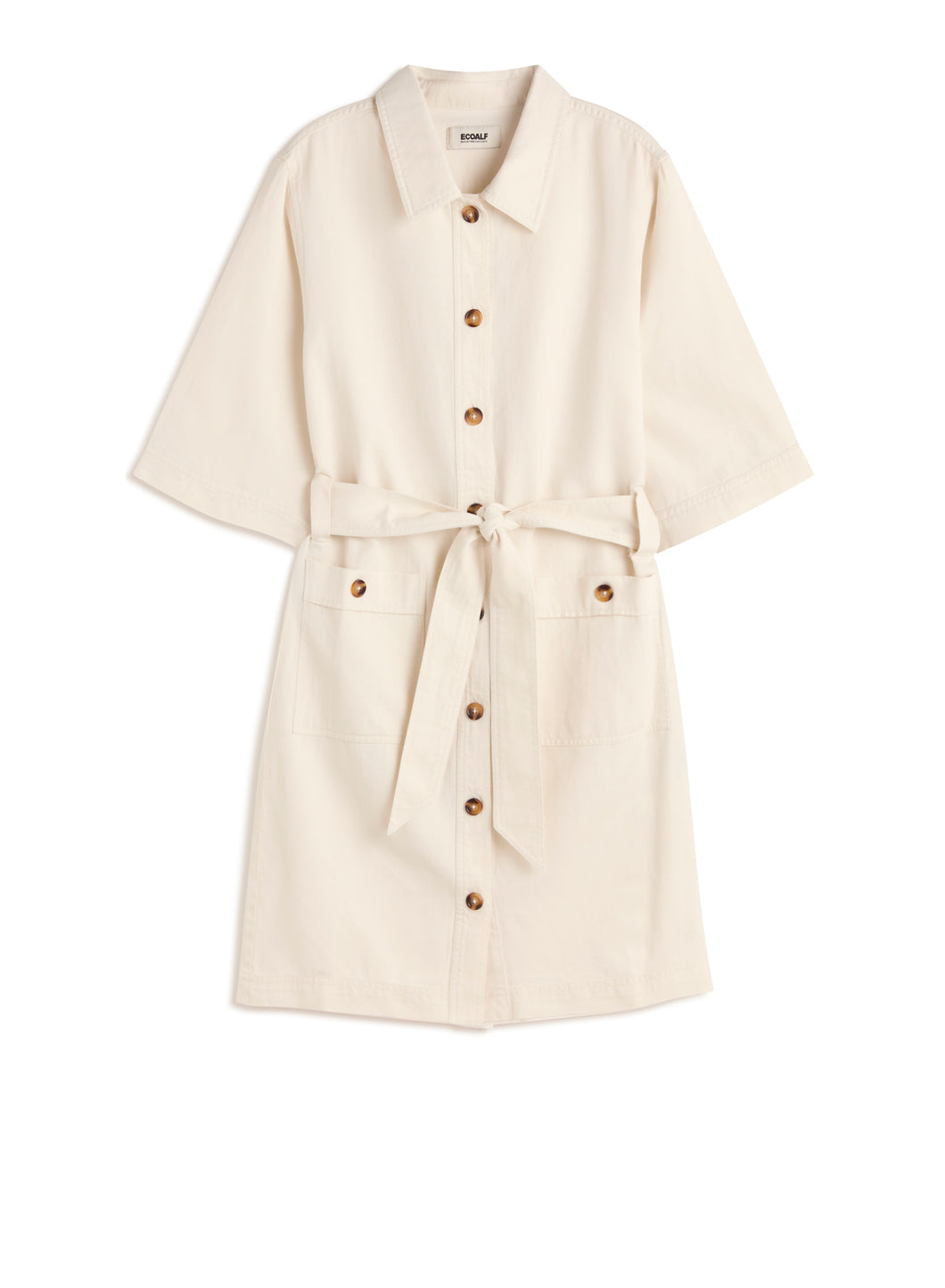 Vestido camisero corto ECOALF