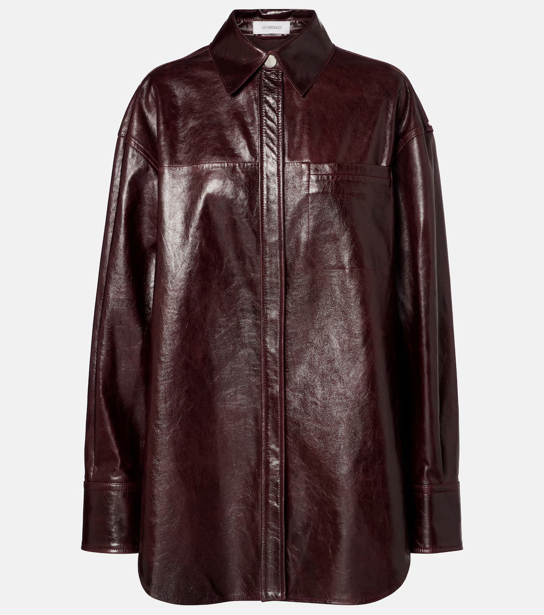 🆕Camisa over piel SPORTMAX