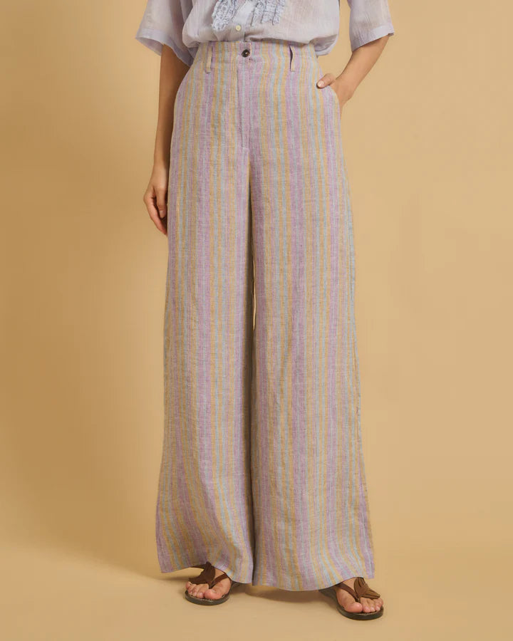 🆕Pantalón listas lino DIEGA