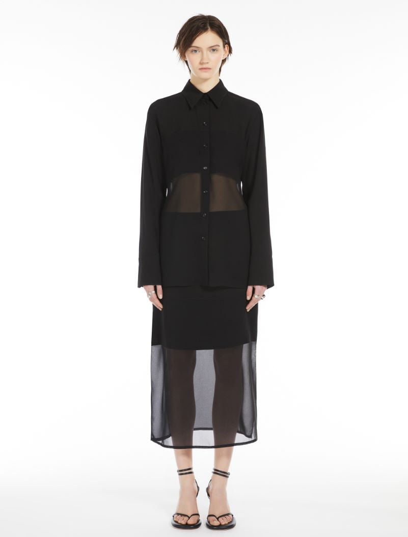 Falda recta semitransparente SPORTMAX