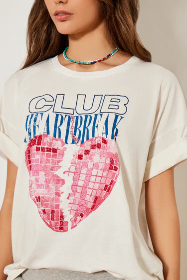 Camiseta corazón roto FIVE