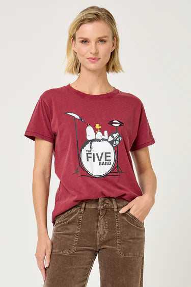 🆕Camiseta SNOOPY batería FIVE