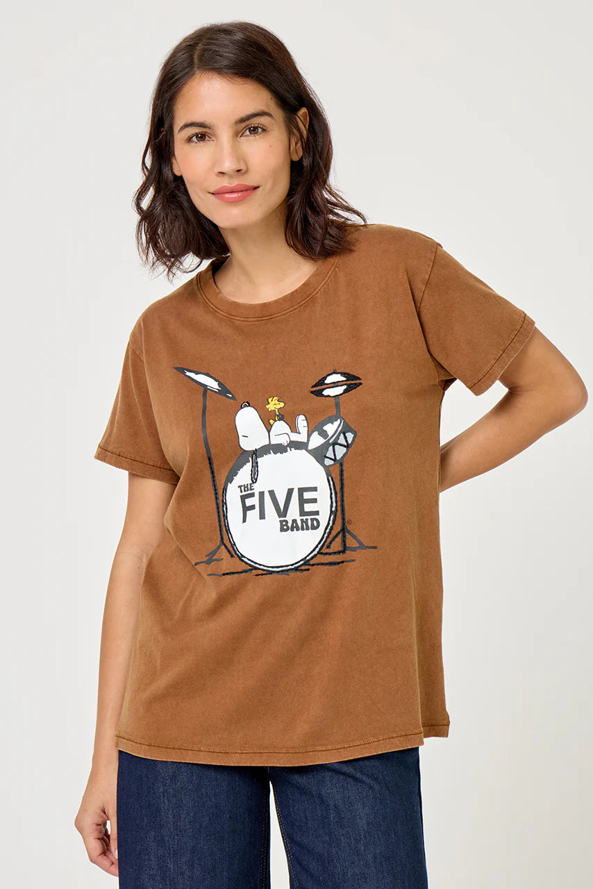 🆕Camiseta SNOOPY batería FIVE