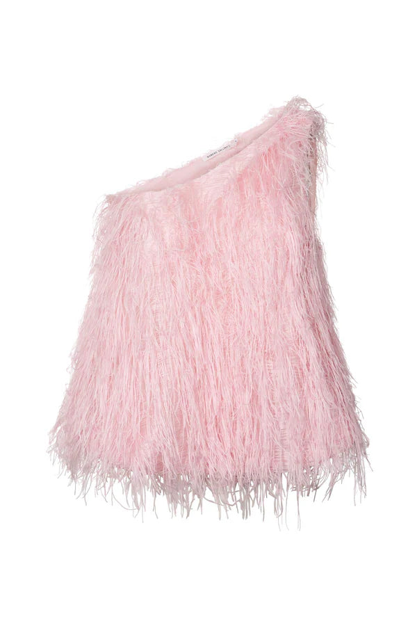 Top asimétrico plumas RABENS SALONER