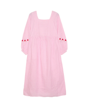 Cargar imagen en el visor de la galería, Vestido bordado listas SISSEL
