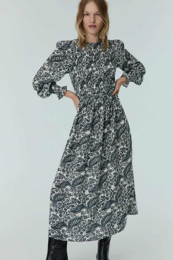 Vestido largo estampado THE NEW  SOCIETY