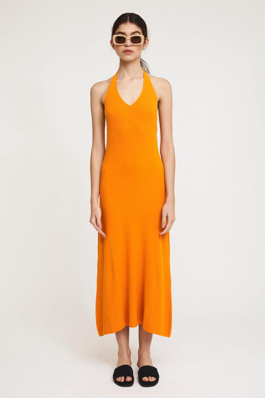Vestido sin espalda punto RITA ROW