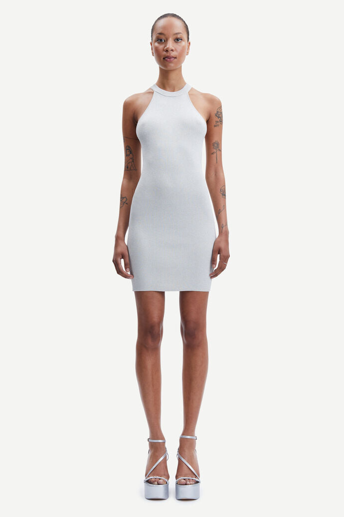 Vestido canalé lurex SAMSOE
