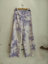 Cargar imagen en el visor de la galería, Pantalón culote TIE-DIE lila/blanco de FIVE5 - La Tienda de Henar
