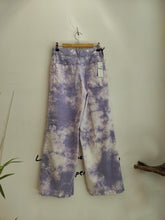Cargar imagen en el visor de la galería, Pantalón culote TIE-DIE lila/blanco de FIVE5 - La Tienda de Henar
