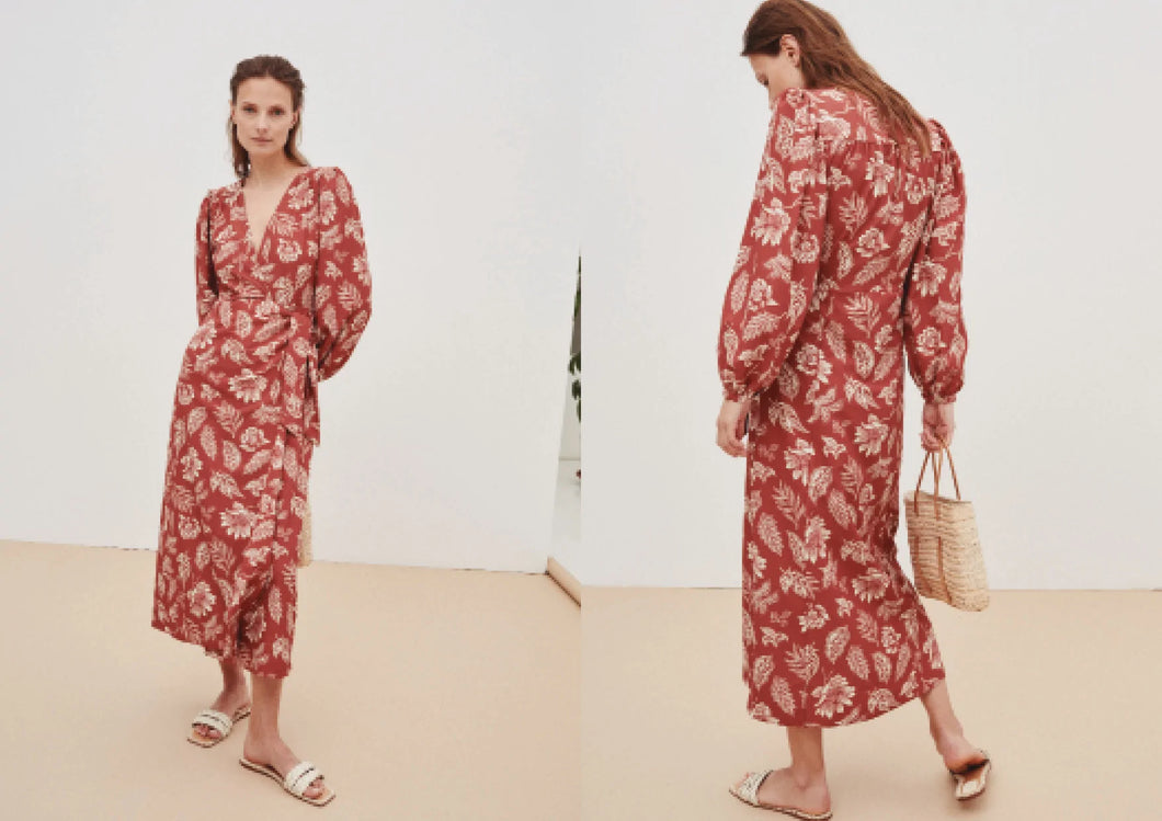 Vestido cruzado THE NEW SOCIETY